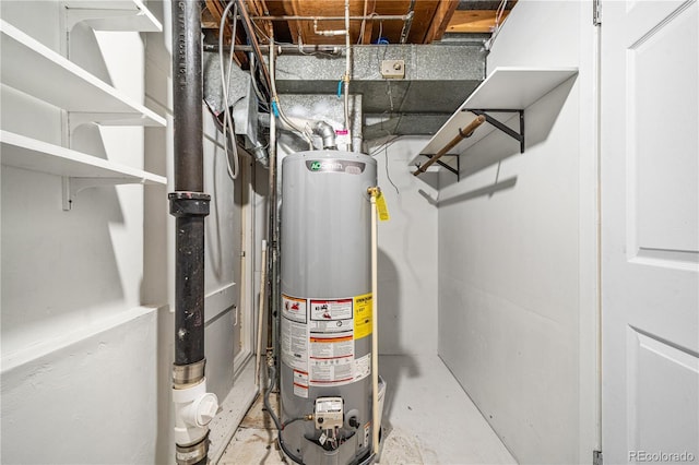 2925 Azalea St, Pueblo, CO 81005 - utility room featuring gas water heater
