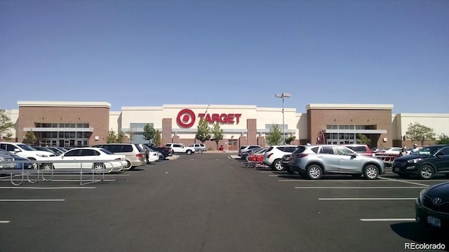 view of uncovered parking lot
