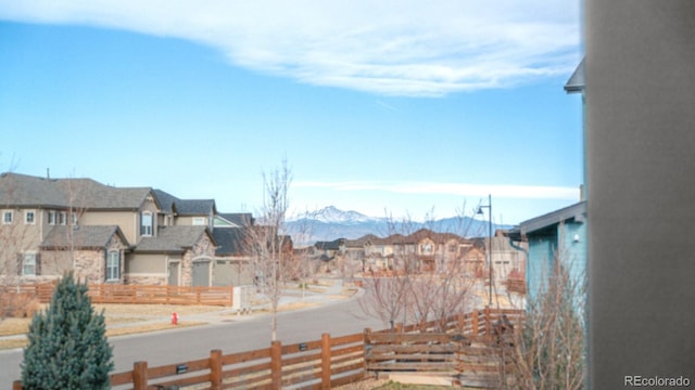 exterior space featuring a residential view