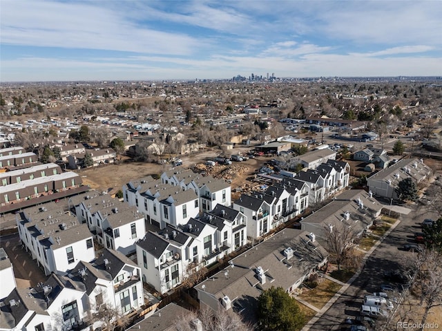 birds eye view of property featuring a residential view