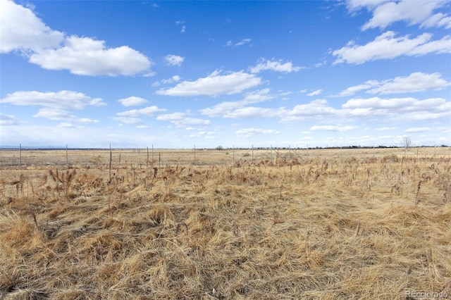 view of nature featuring a rural view