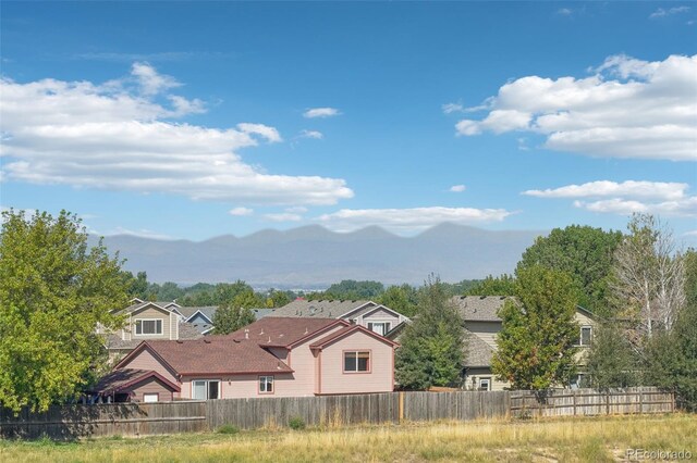 view of mountain feature