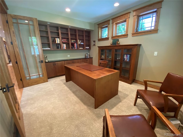 1145 S Williams St, Denver, CO 80210 - office space with light carpet and recessed lighting