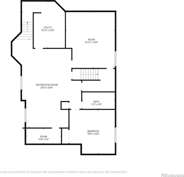 1145 S Williams St, Denver, CO 80210 - view of property floor plan