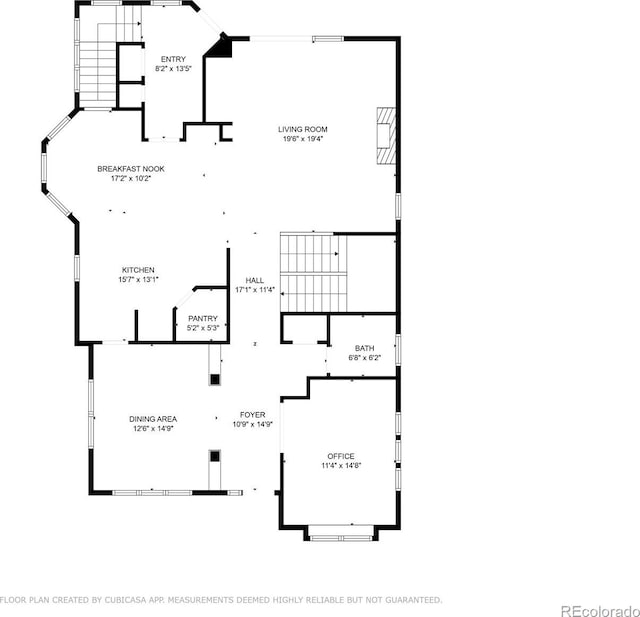 1145 S Williams St, Denver, CO 80210 - view of home floor plan