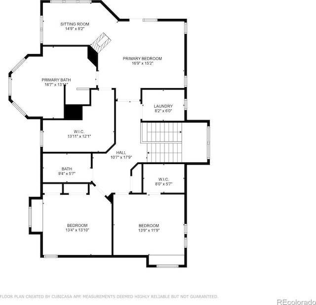 1145 S Williams St, Denver, CO 80210 - view of home floor plan