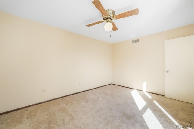 3330 Templeton Gap Rd Unit 15, Colorado Springs, CO 80907 - carpeted spare room with a ceiling fan and baseboards