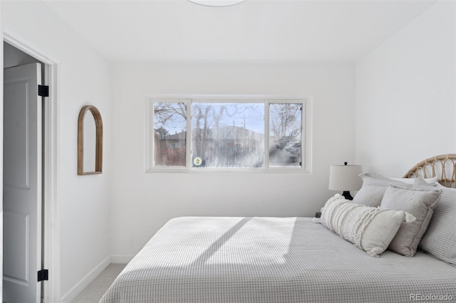 bedroom featuring carpet flooring