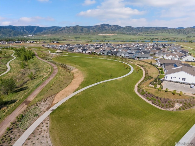 11103 Cloud Shadow St, Littleton, CO 80125 - aerial perspective of suburban area with mountains