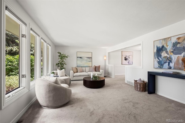 4398 Carter Trl, Boulder, CO 80301 - carpeted living area with baseboards