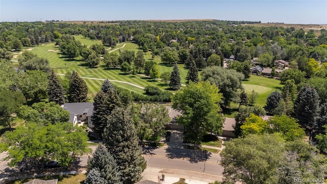 4398 Carter Trl, Boulder, CO 80301 - bird's eye view of a golf club