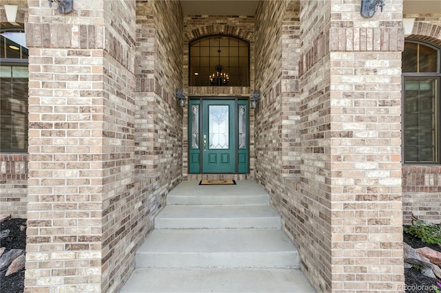 31200 E 145th Ave, Brighton, CO 80603 - doorway to property with brick siding
