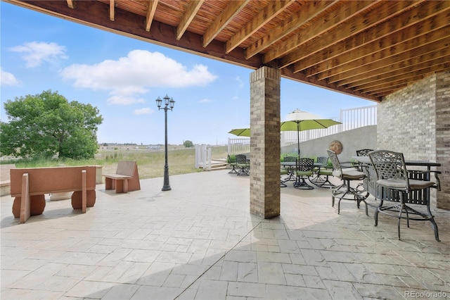 31200 E 145th Ave, Brighton, CO 80603 - view of patio featuring outdoor dining space