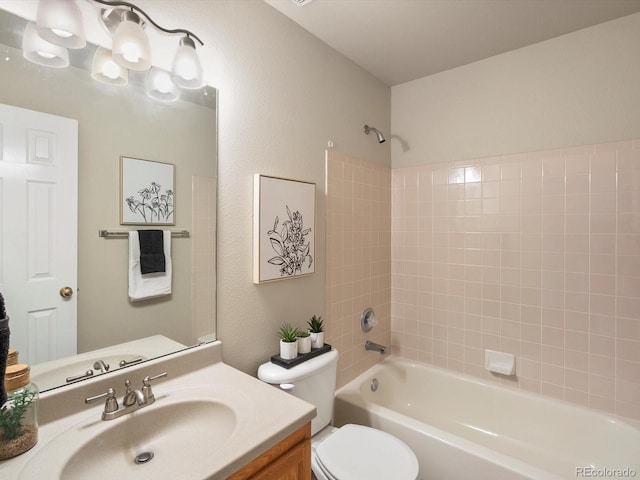 2548 Foothills Canyon Ct, Highlands Ranch, CO 80129 - full bathroom featuring vanity and tub / shower combination