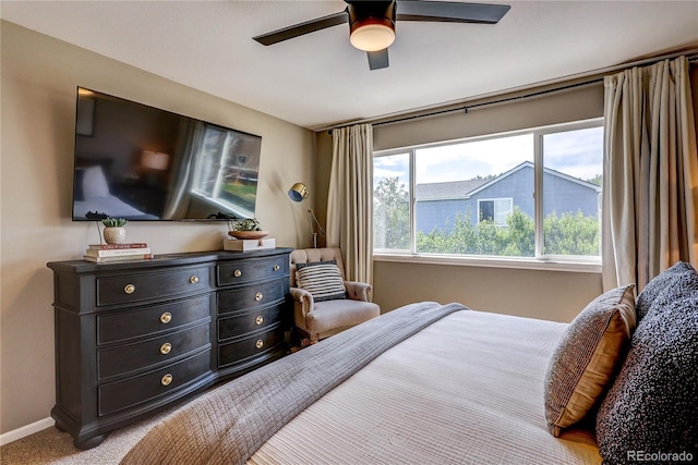 5397 S Killarney St, Centennial, CO 80015 - carpeted bedroom with baseboards and a ceiling fan