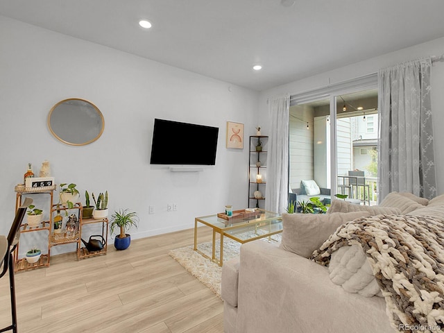 7488 W Pacific Ln, Denver, CO 80227 - living area with wood finished floors and recessed lighting