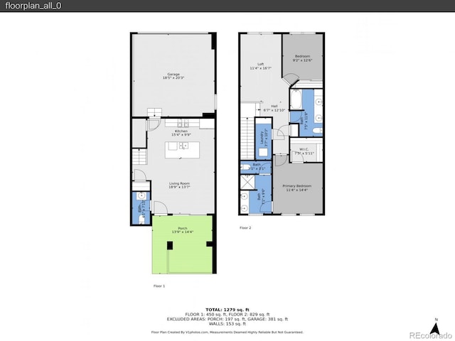 7488 W Pacific Ln, Denver, CO 80227 - view of property floor plan