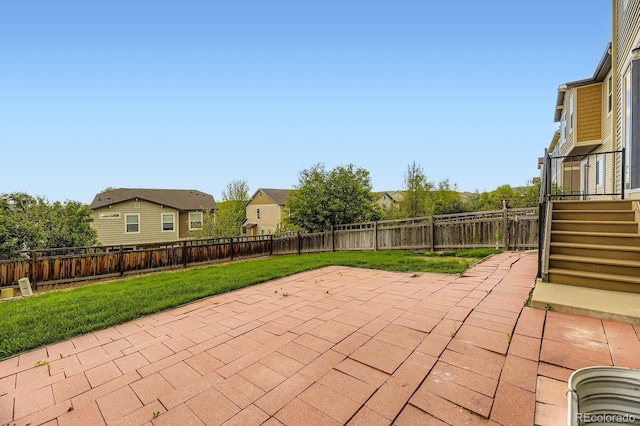 1998 Coach House Loop, Castle Rock, CO 80109 - fenced backyard featuring a patio and a residential view