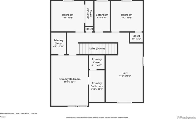 1998 Coach House Loop, Castle Rock, CO 80109 - view of room layout