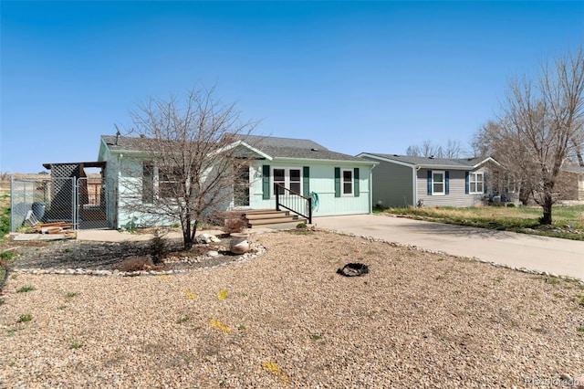 view of ranch-style house