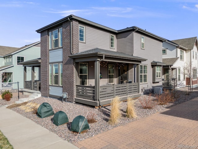 view of front of house with a porch