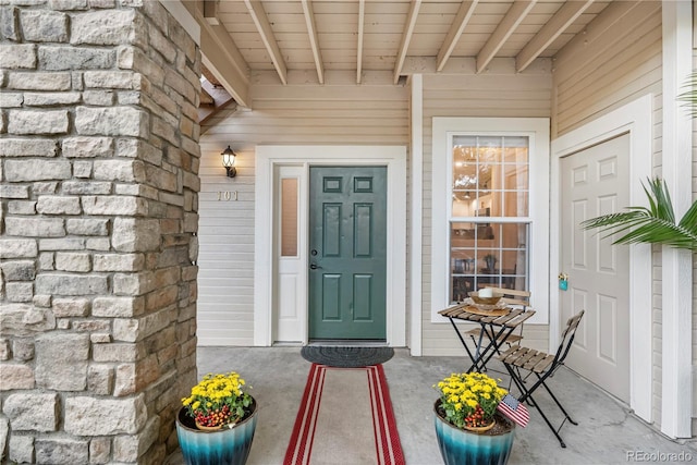 4085 S Crystal Cir Unit 101, Aurora, CO 80014 - view of exterior entry featuring stone siding