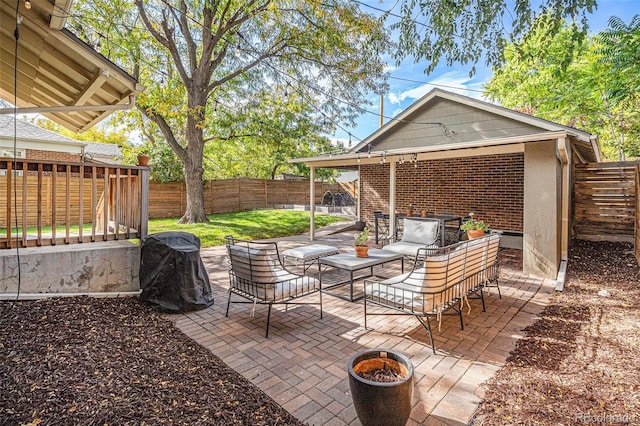 view of patio