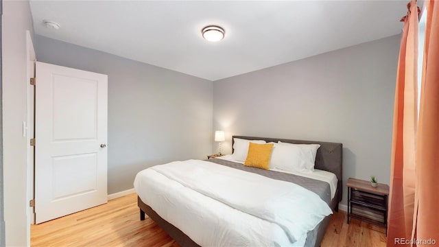 7609 Sherman Pl, Denver, CO 80221 - bedroom featuring light hardwood / wood-style floors