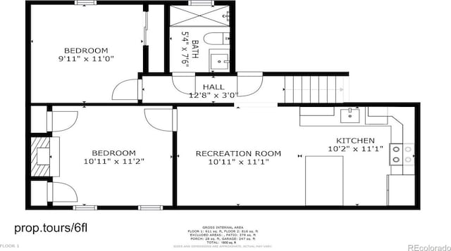 7609 Sherman Pl, Denver, CO 80221 - plan