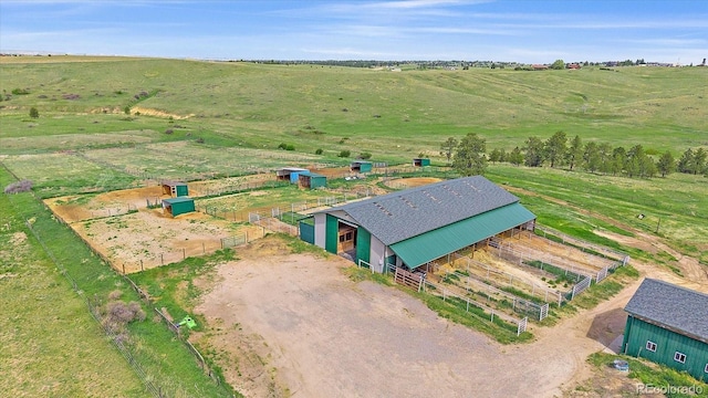 view of rural area featuring agricultural land