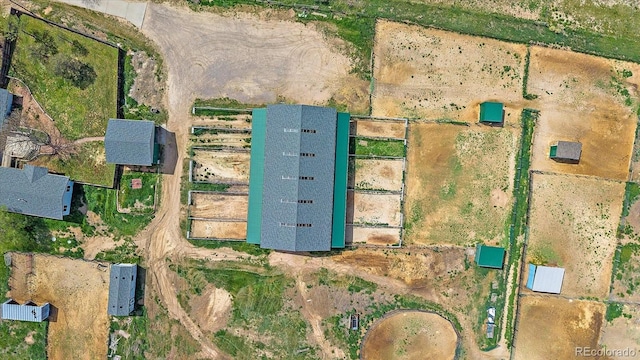 aerial view of property's location