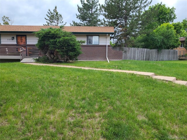 5274 W Rowland Pl, Littleton, CO 80128 - view of front facade with brick siding