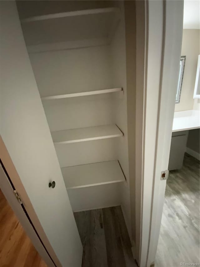 view of closet