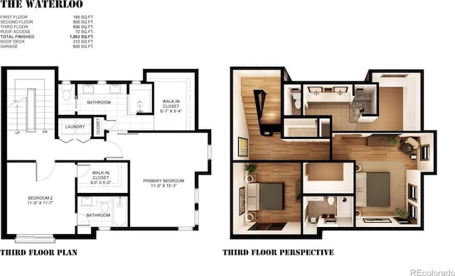 378 E Agate Unit 3A, Granby, CO 80446 - view of home floor plan