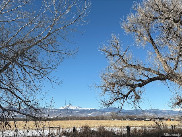 view of mountain feature