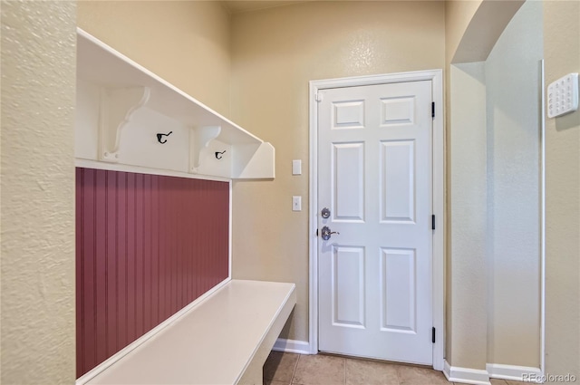 23029 Cleveland Dr, Parker, CO 80138 - mudroom with tile patterned floors and baseboards