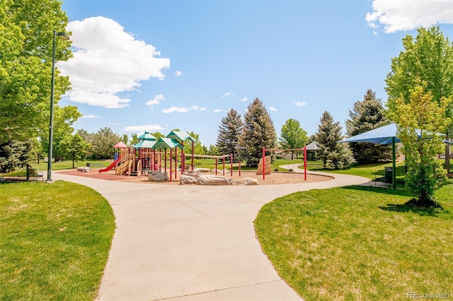19595 N Mitchell Dr, Denver, CO 80249 - communal playground with a lawn