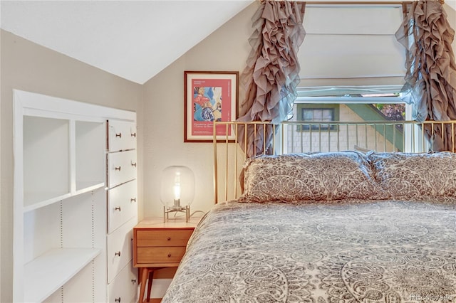 2236 Forest St, Denver, CO 80207 - bedroom featuring vaulted ceiling