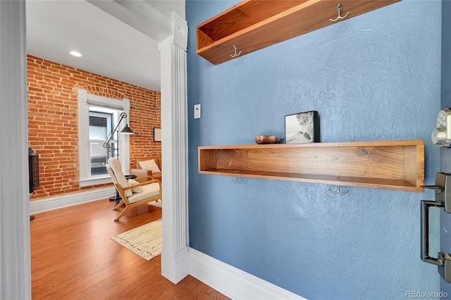 1208 S Pennsylvania St, Denver, CO 80210 - detailed view of baseboards and wood finished floors