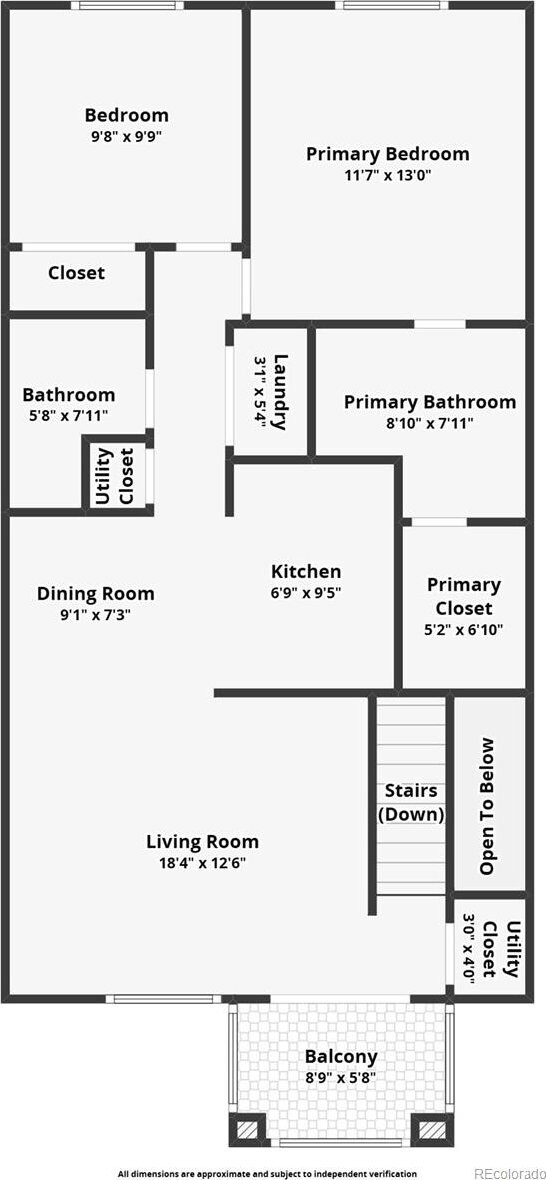 837 E 98th Ave Unit 403, Thornton, CO 80229 - room layout