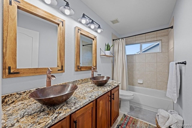 10837 Fox Sedge Way, Highlands Ranch, CO 80126 - bathroom with double vanity and shower / tub combo