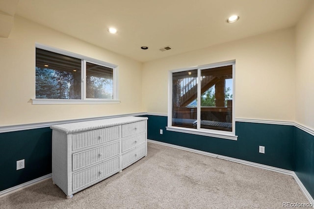 10837 Fox Sedge Way, Highlands Ranch, CO 80126 - unfurnished bedroom featuring carpet, multiple windows, and recessed lighting