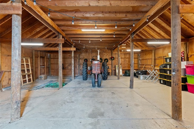 view of basement