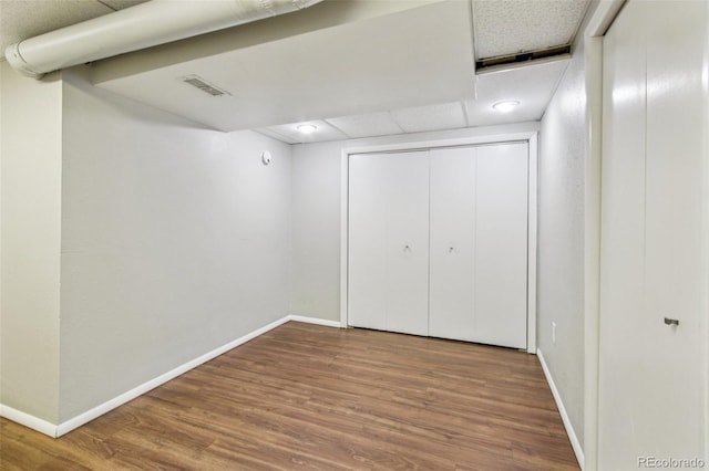 2518 S Dawson Way, Aurora, CO 80014 - finished basement with wood finished floors and baseboards