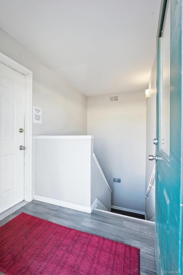3900 Turnpike Dr, Westminster, CO 80030 - interior space featuring baseboards, visible vents, and wood finished floors