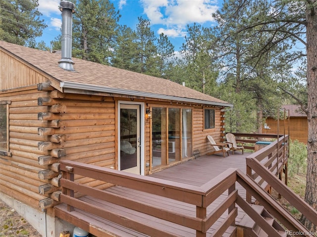 339 Hall Rd, Bailey, CO 80421 - view of deck