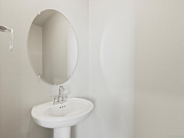 bathroom with a sink