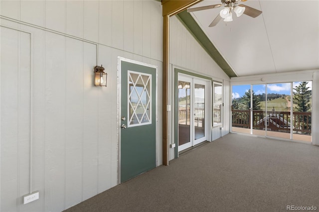 235 W May St, Cripple Creek, CO 80813 - unfurnished sunroom with vaulted ceiling