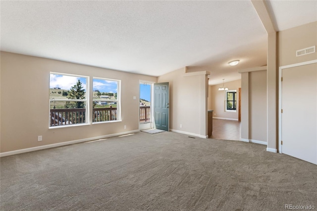 235 W May St, Cripple Creek, CO 80813 - empty room featuring vaulted ceiling and carpet
