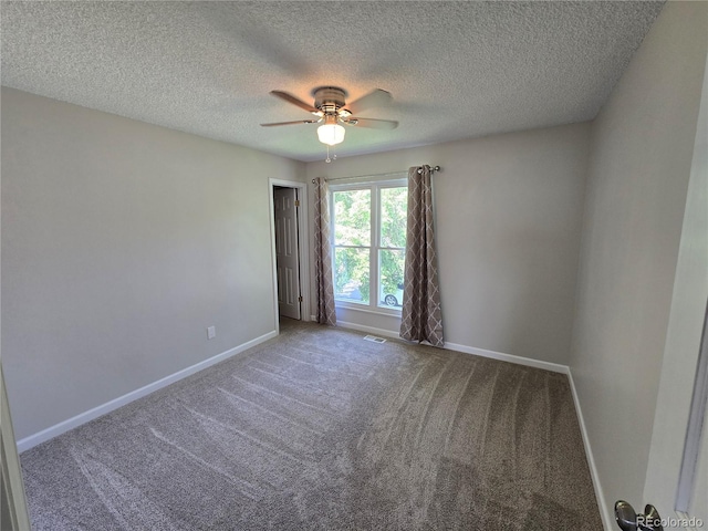 1265 S Biscay St, Aurora, CO 80017 - carpeted empty room with ceiling fan and a textured ceiling